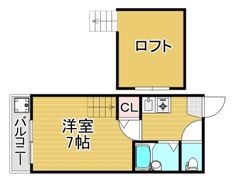 ボヌール桜坂IIの間取り画像