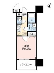 サヴォイテンジンスクワイヤーの間取り画像