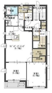 ラシーネ高砂の間取り画像