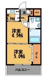 エステート・モア・薬院通りの間取り画像