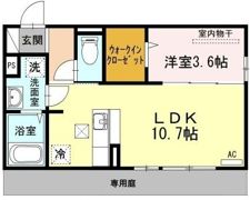 D-room博多駅南の間取り画像