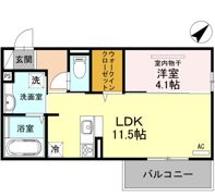 D-room東那珂の間取り画像