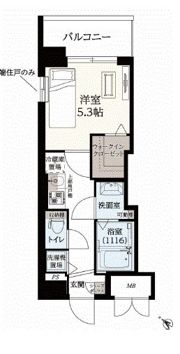 ギャラクシー南福岡駅前の間取り画像