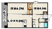 ラファセエスティーロ箱崎駅前の間取り画像