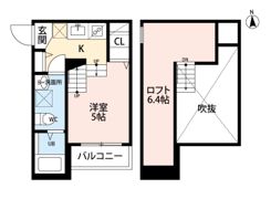 プランタン六本松の間取り画像
