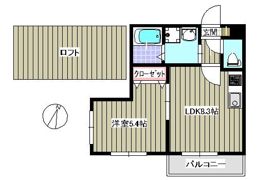 ゆうプラザ別府駅前B棟の間取り画像