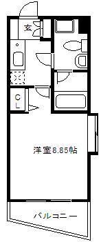 エーデル天神の間取り画像
