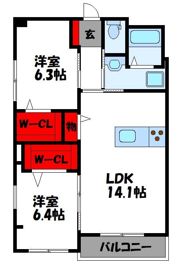 Wealth Comfort 新宮の間取り画像