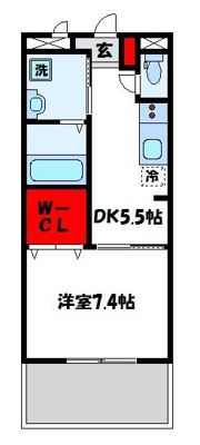グランドハイム福津の間取り画像