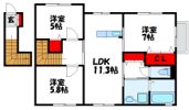 コンフォート志のの間取り画像