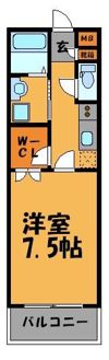リファレンス天神の間取り画像