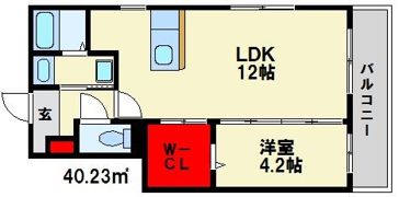 ドミールの間取り画像