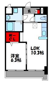 HF福岡レジデンスEASTの間取り画像