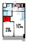 HF福岡レジデンスEASTの間取り画像
