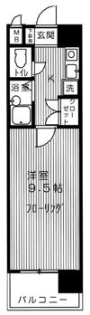 ウイング21高宮の間取り画像