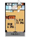 ベイシック大名の間取り画像