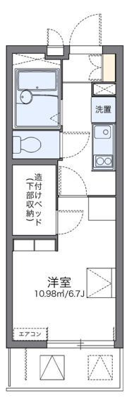 レオパレス住吉の間取り画像