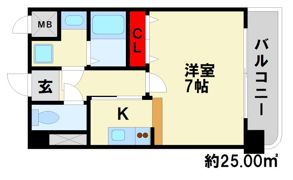 リバーサイド仲畑の間取り画像