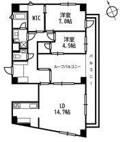 レジス千早の間取り画像