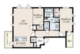S-RESIDENCE平尾WESTの間取り画像