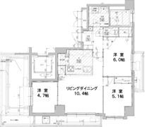 プライマル福岡平尾の間取り画像