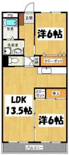 サンライト石橋の間取り画像
