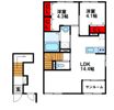 仮）原町2丁目新築アパートの間取り画像