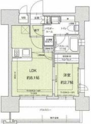 ドゥーエ赤坂の間取り画像