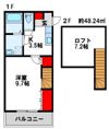 Fガーデン教育大前Iの間取り画像