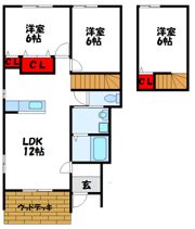 グランキューブBの間取り画像