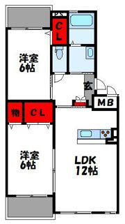 フィオーレKの間取り画像