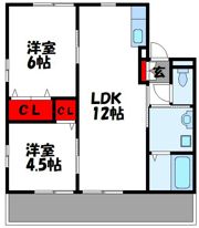 リラ花見の間取り画像