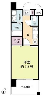 レジディア博多IIの間取り画像