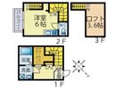 Acero箱崎の間取り画像