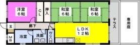 ファミール和白の間取り画像