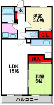 フルール98の間取り画像