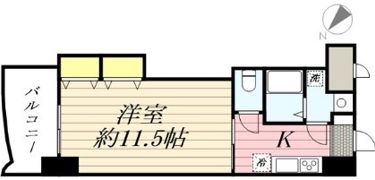 ロイヤル博多駅前の間取り画像