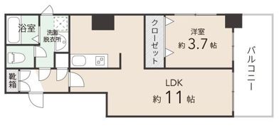 Felica大濠の間取り画像