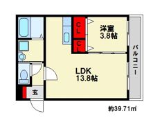 GRANDE春日の間取り画像