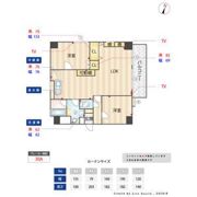 ディーフラット大濠IIの間取り画像