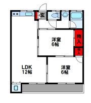 グレスコート原町駅前の間取り画像