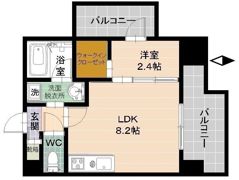クロロ ザ グランド リバーの間取り画像