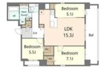 S-RESIDENCE大手門awesomeの間取り画像