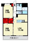 TK-RESIDENCE半道橋achieveの間取り画像