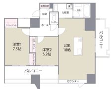 ザ・クロスメントの間取り画像