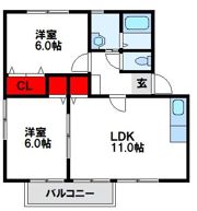 リバーサイド宮司の間取り画像