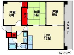 レスピーザ53の間取り画像