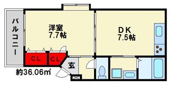 セントヴィラージュの間取り画像