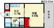 アムールCrestの間取り画像