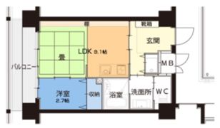 iN SHAPE大濠の間取り画像